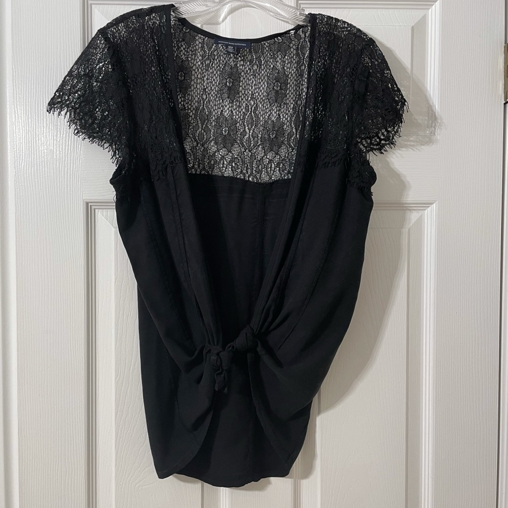 XS American Eagle Black Beach Cardigan